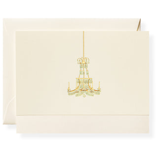 Crystal Chandelier Individual Note Card