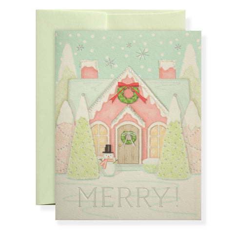 Merry House Greeting Card
