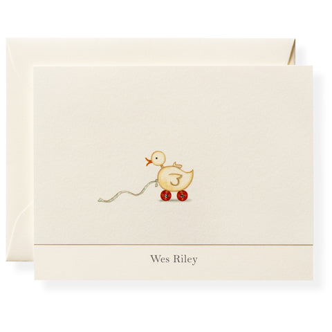 Ducky Personalized Note Cards
