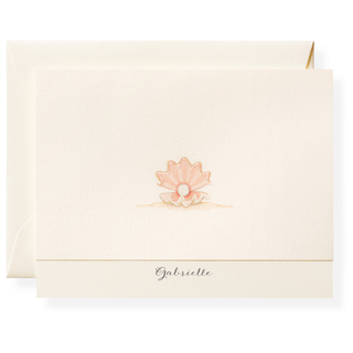 Pearl Personalized Note Cards