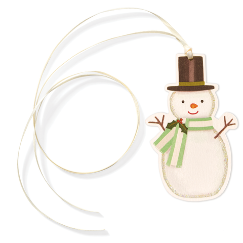 Snowman Pretty Gift Tag