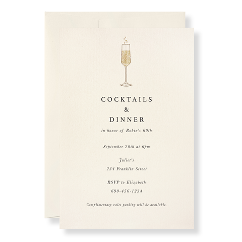 Champagne Invitation