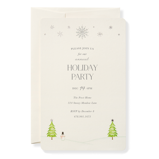 Let It Snow Invitation