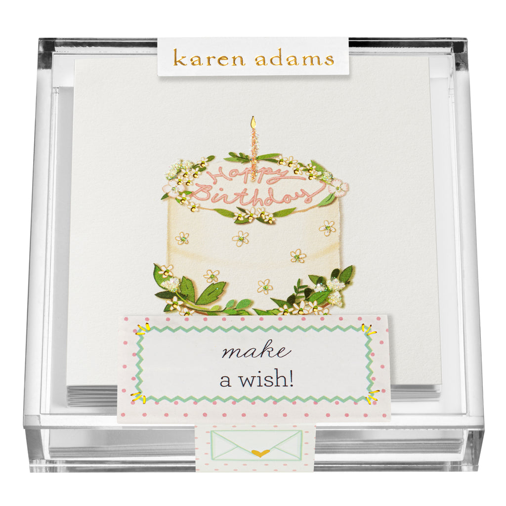 Make a Wish Gift Enclosures in Acrylic Box