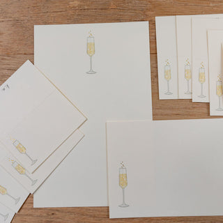 Champagne Place Cards