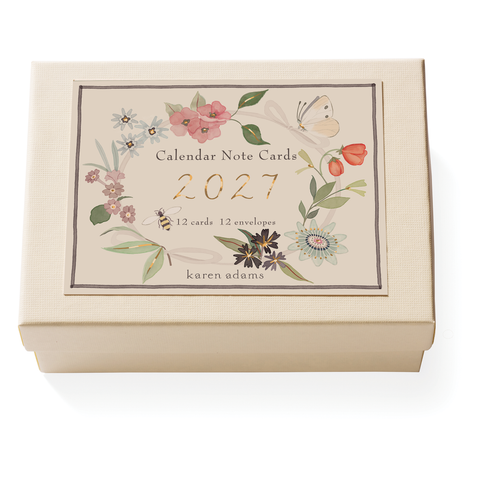Calendar 2027 Note Card Box