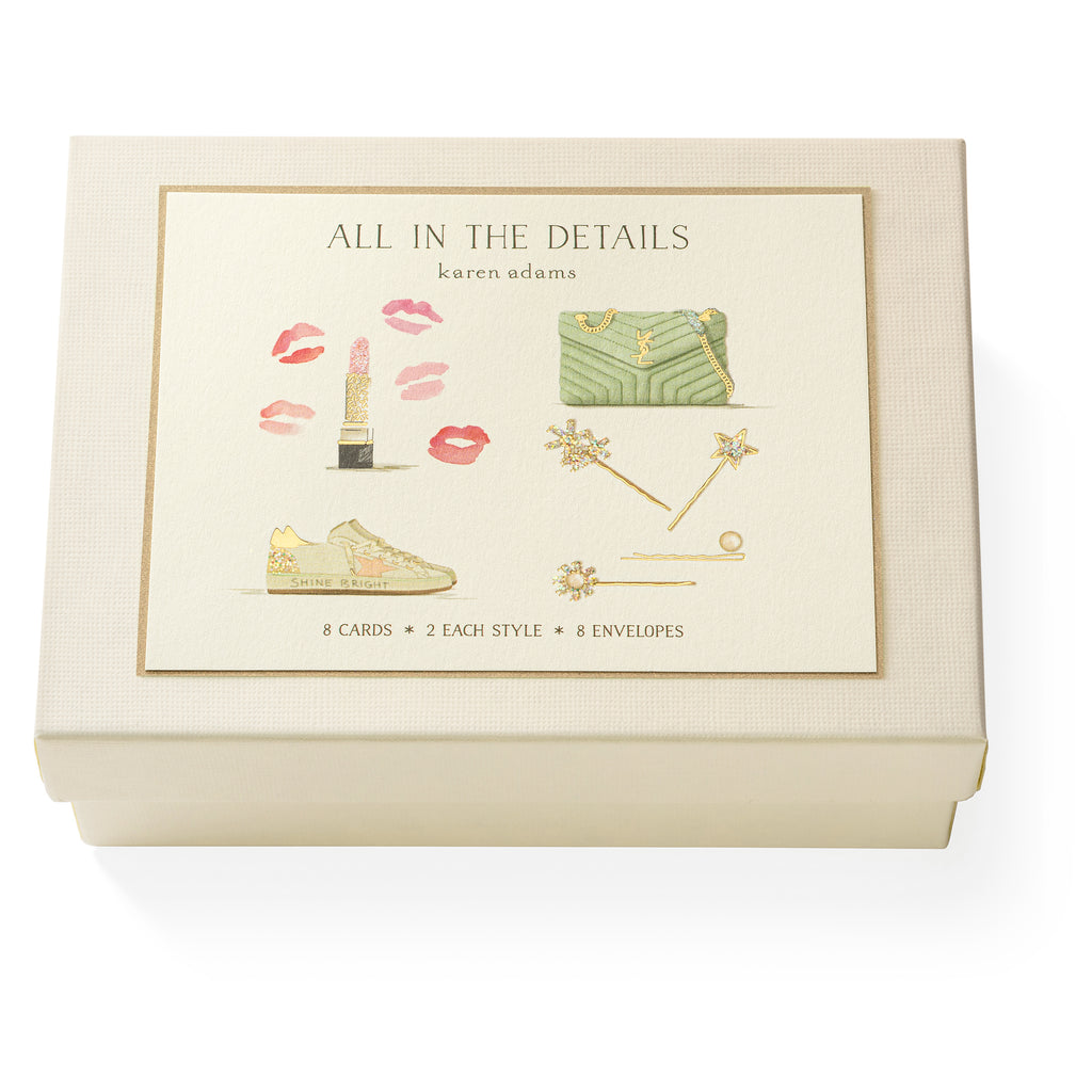 All in the Details Note Card Box