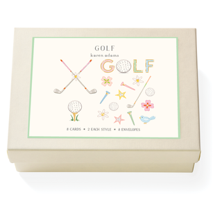 Golf Note Card Box