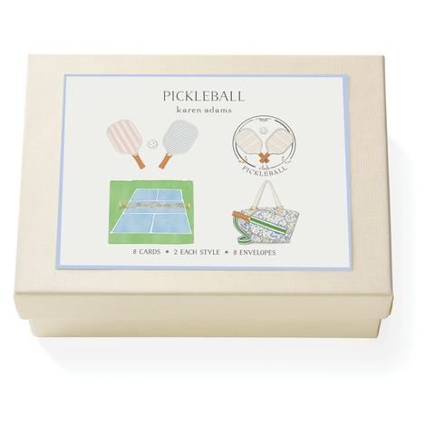 Pickleball Note Card Box