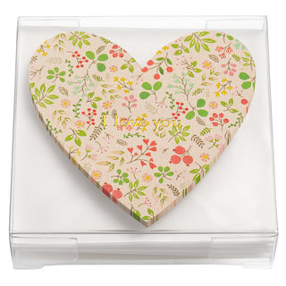 I Love You Floral  Heart Gift Enclosure