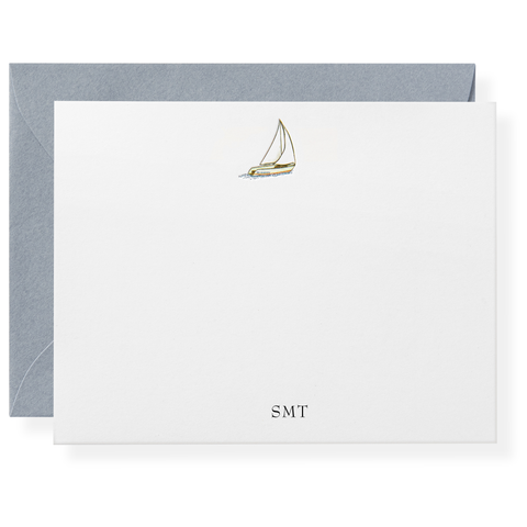 Sailboat Personalized Notes