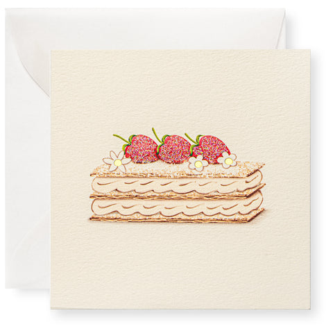 Strawberry Mille-Feuille Individual Gift Enclosure