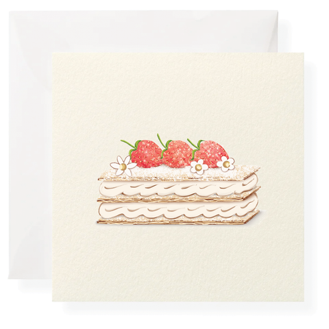 Strawberry Mille-Feuille Individual Gift Enclosure