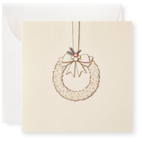 White Wreath Individual Gift Enclosure