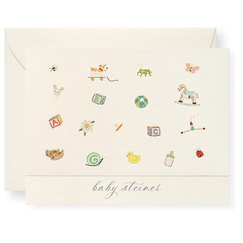 Baby Personalized Note Cards