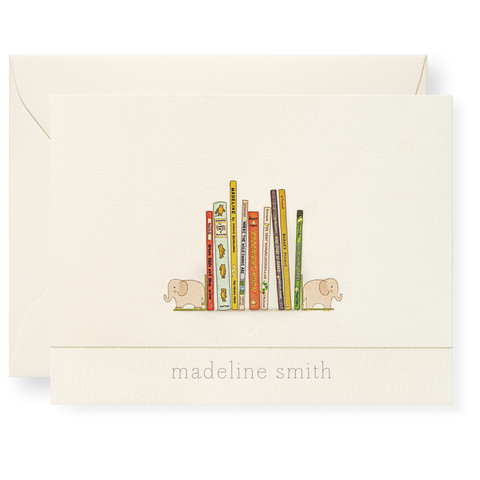 Baby Books Personalized Note Cards