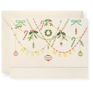 Deck the Halls Individual Note Card
