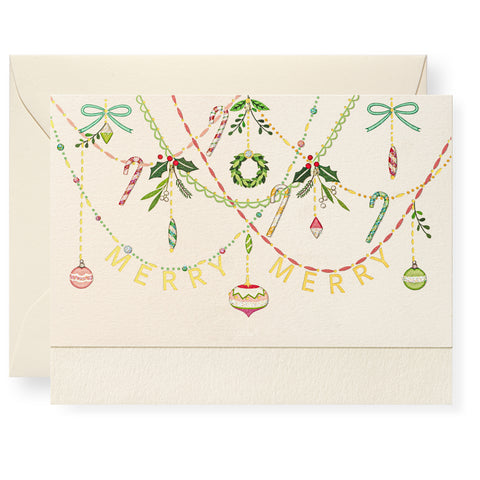 Deck the Halls Individual Note Card