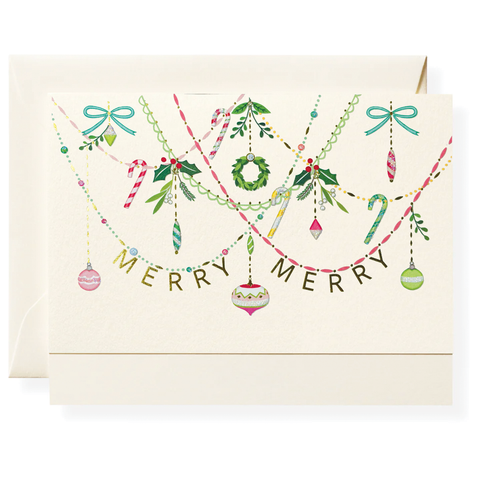 Deck the Halls Individual Note Card