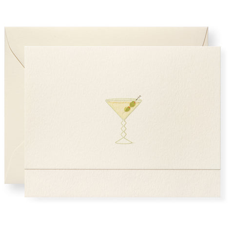 Dirty Martini Individual Note Card