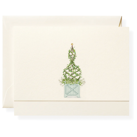 English Topiary Individual Note Card