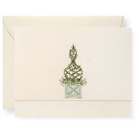 English Topiary Individual Note Card