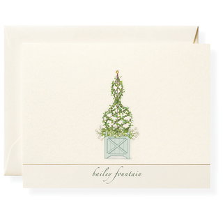 English Topiary Personalized Note Cards