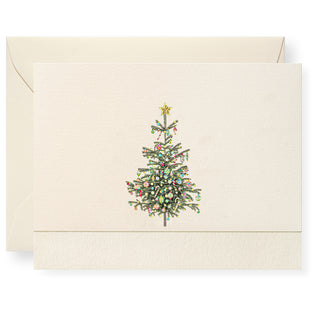 Christmas Holiday Note Card Box