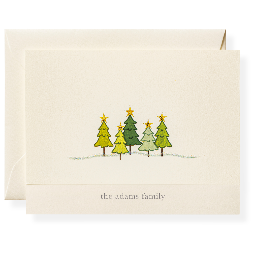 Firs Personalized Note Cards