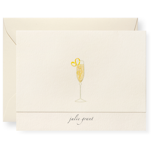 French 75 Personalized Note Cards