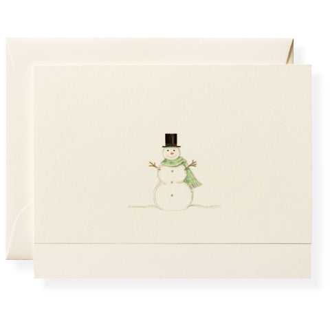Frosty Individual Note Card