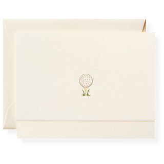 Golf Ball Individual Note Card