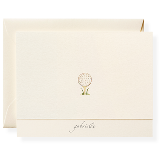 Golf Ball Personalized Note Cards