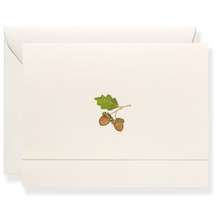 Harvest Acorns Individual Note Card