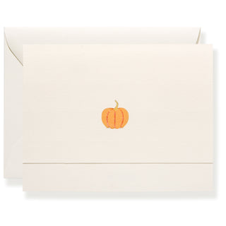 Orange Pumpkin Individual Note Card