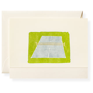 Pickleball Court Individual Note Card