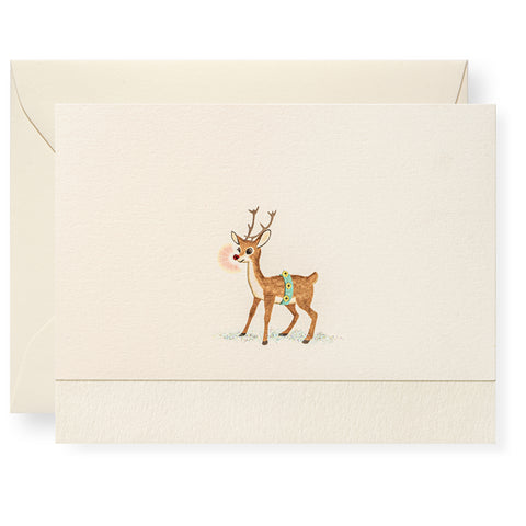 Reindeer Individual Note Card