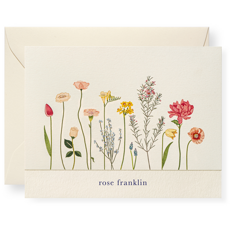 Rue de Fleur Personalized Note Cards