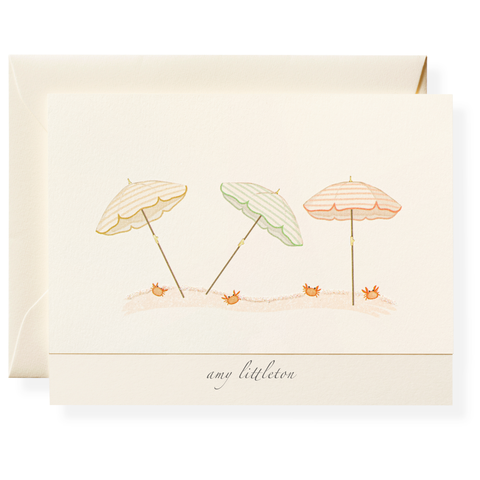 Seaside Personalized Note Cards