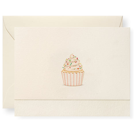 Vanilla Cupcake Individual Note Card