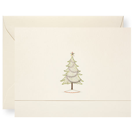 Yule Tree Individual Note Card