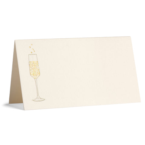 Champagne Place Cards