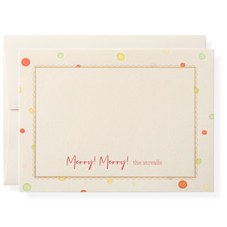 Holiday Dot Personalized Notes
