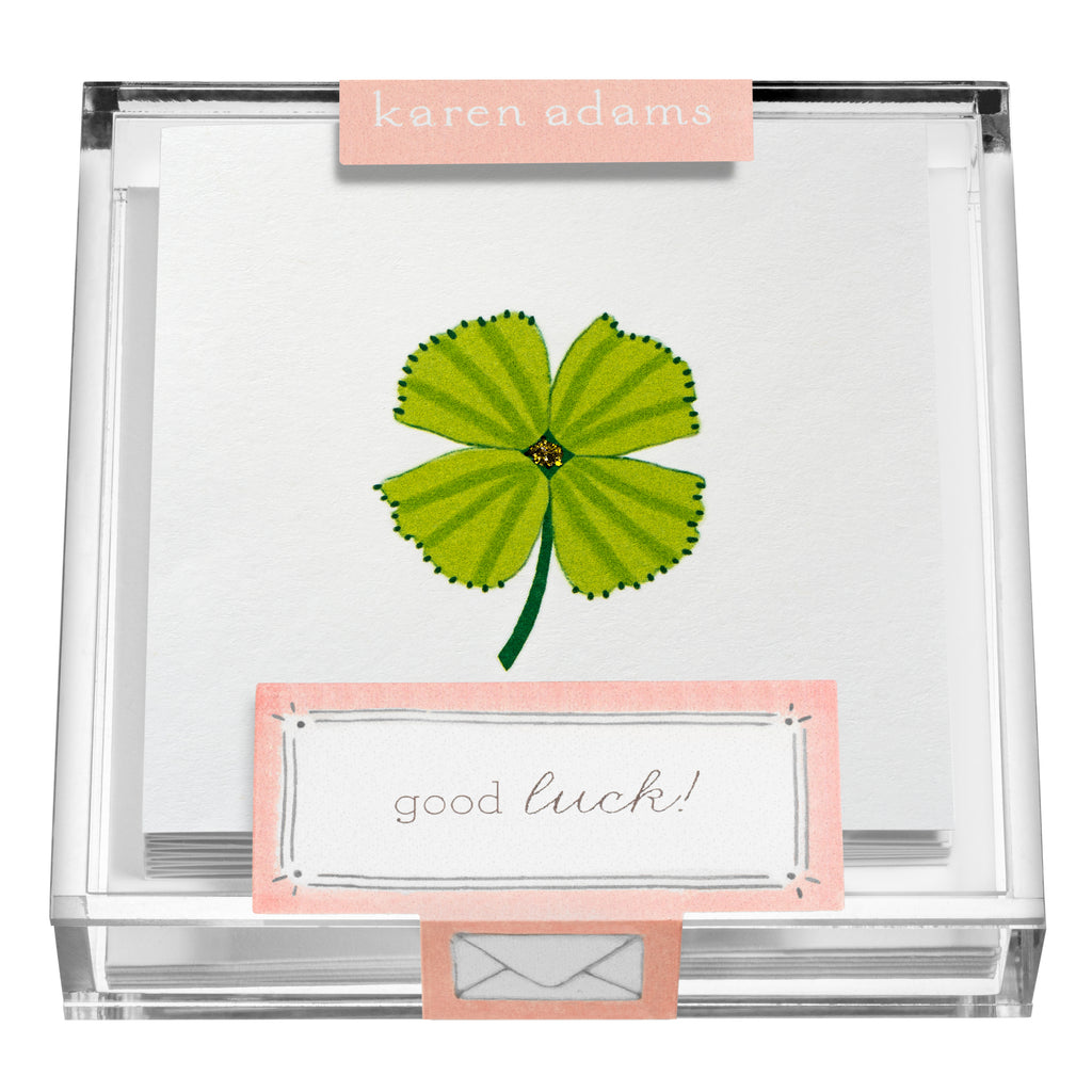 Clover Gift Enclosures in Acrylic Box