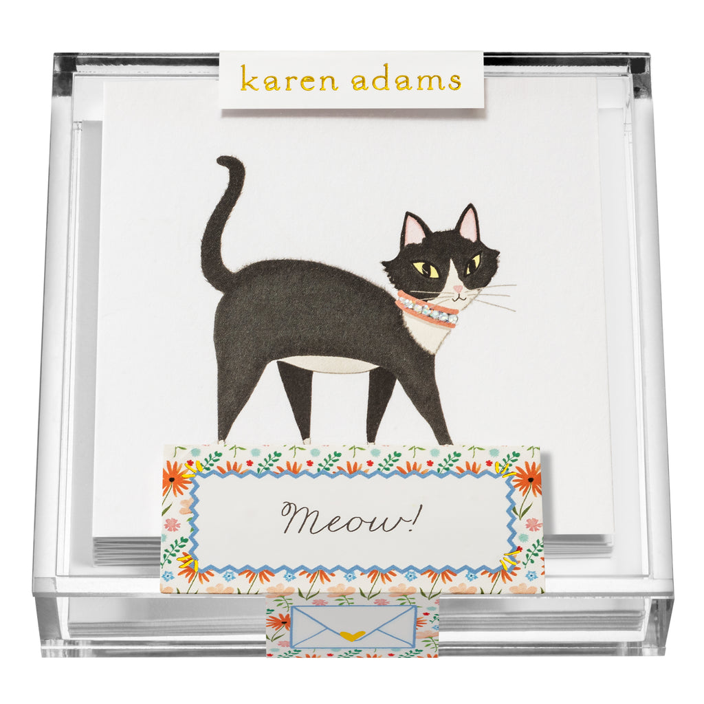 Meow Gift Enclosures in Acrylic Box