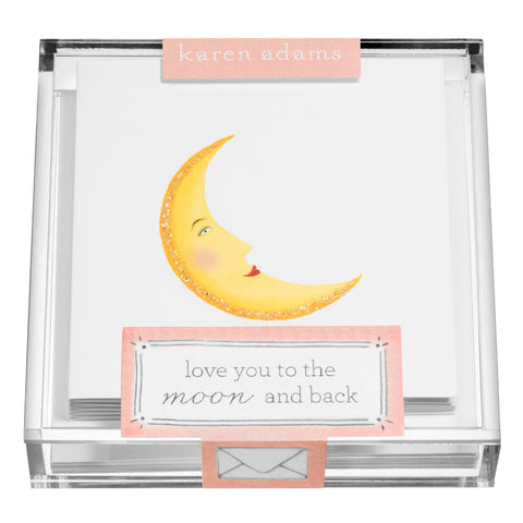 Moon Gift Enclosures in Acrylic Box