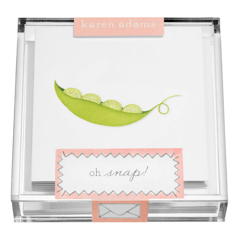 Peas Gift Enclosures in Acrylic Box
