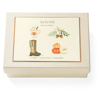 Autumn Acorns Individual Note Card