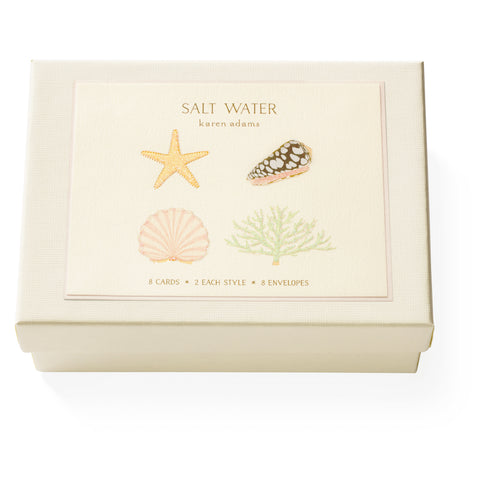 Salt Water Note Card Box