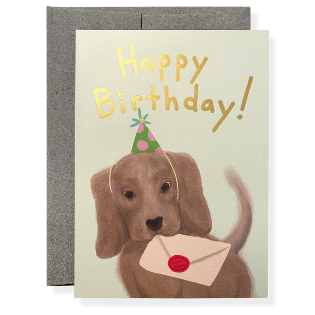 Dog Birthday Greeting Card